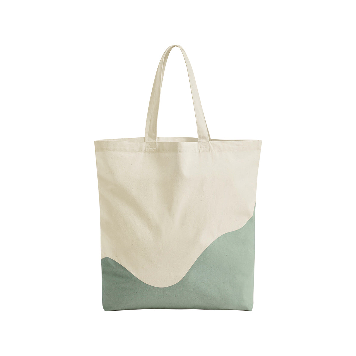 Organic Cotton Wave Print Maxi Tote