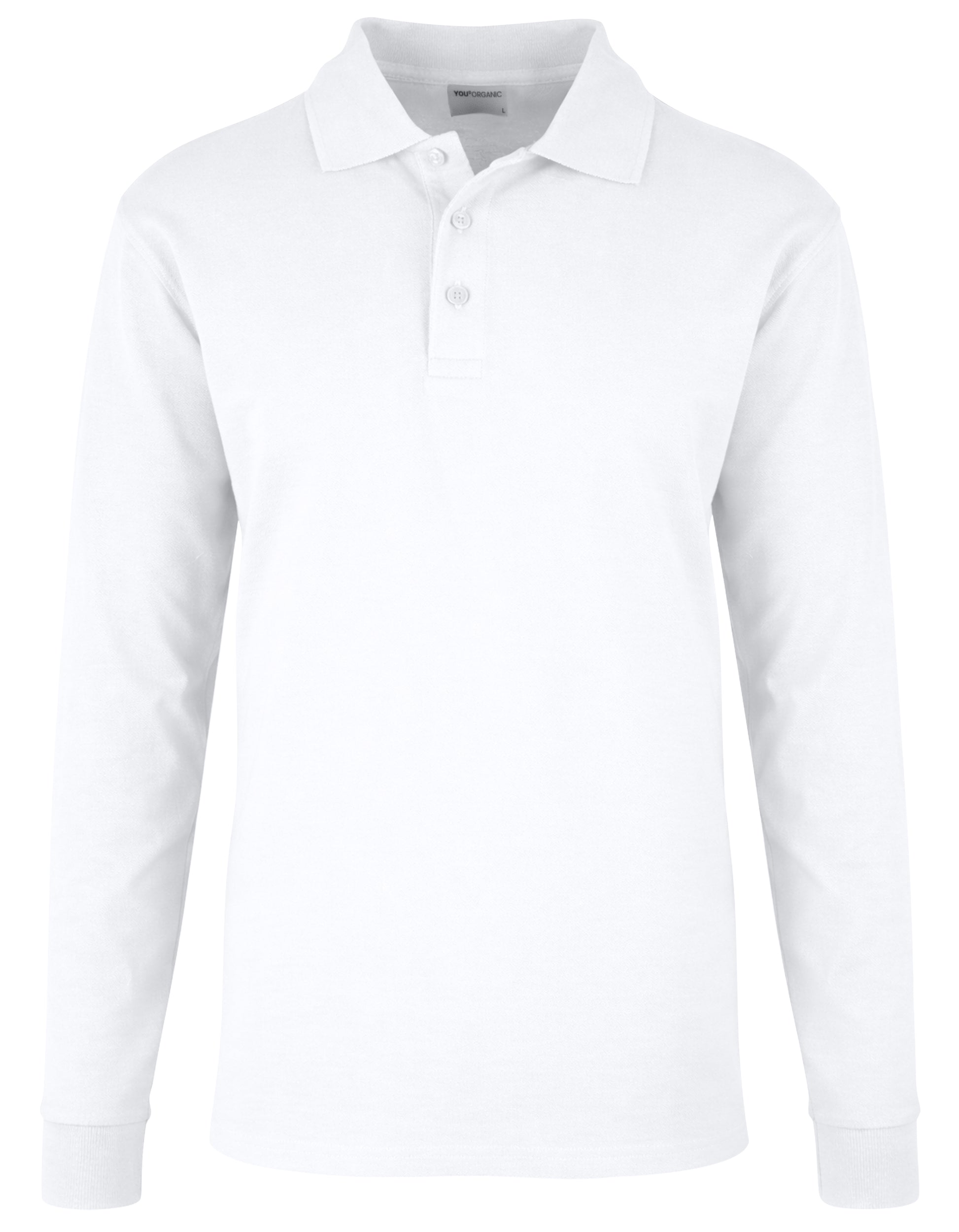 ORGANIC L/S POLO GOTS (U) - 6514