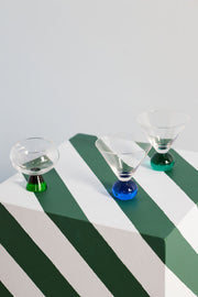 Glass Spice, klar/grønn, 2-pk.