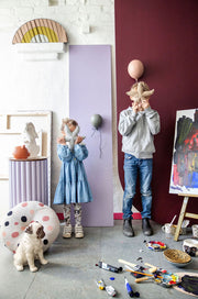 Balloon decoration L, Rosa