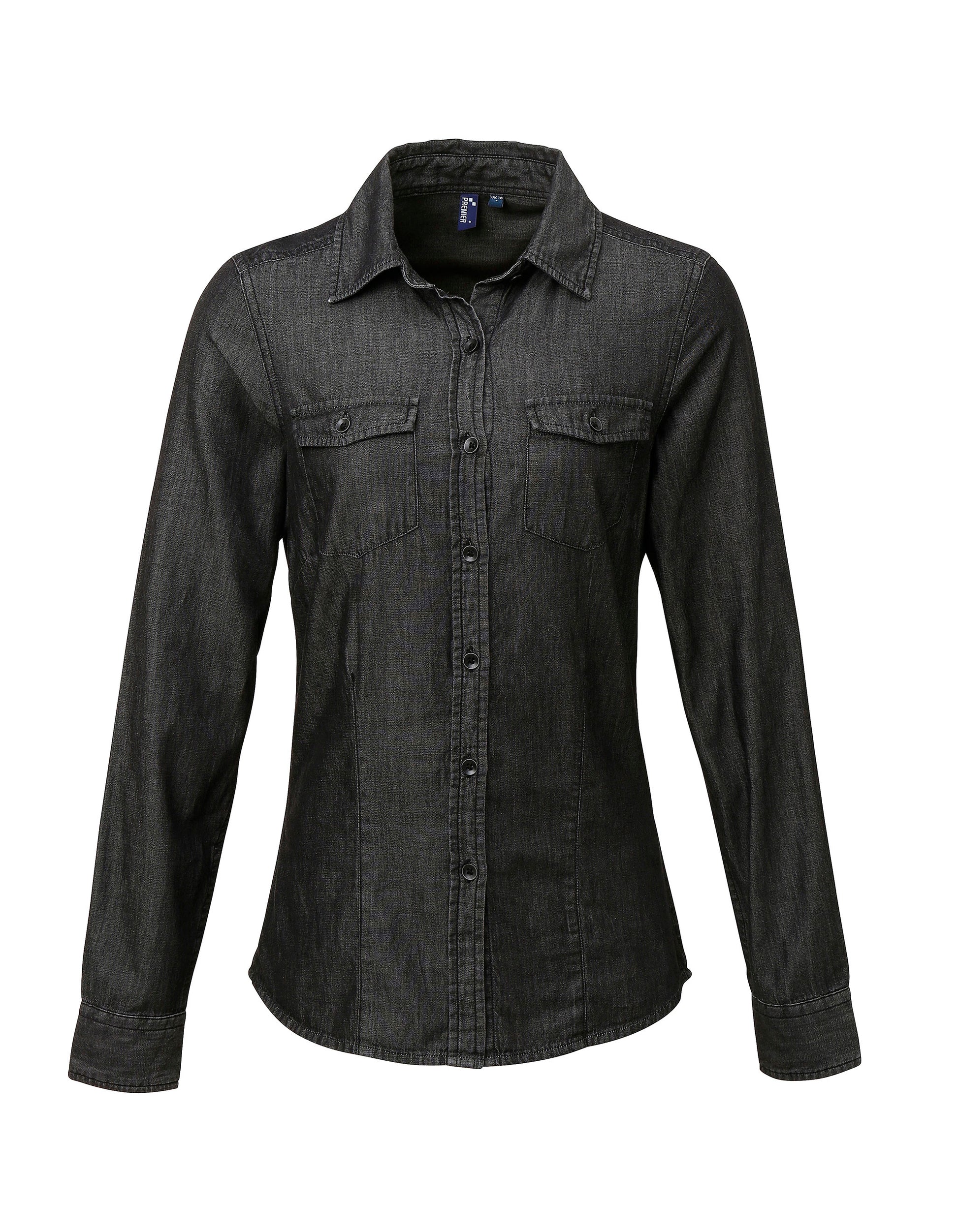 Women's Jeans Stitch Denim Shirt - P322