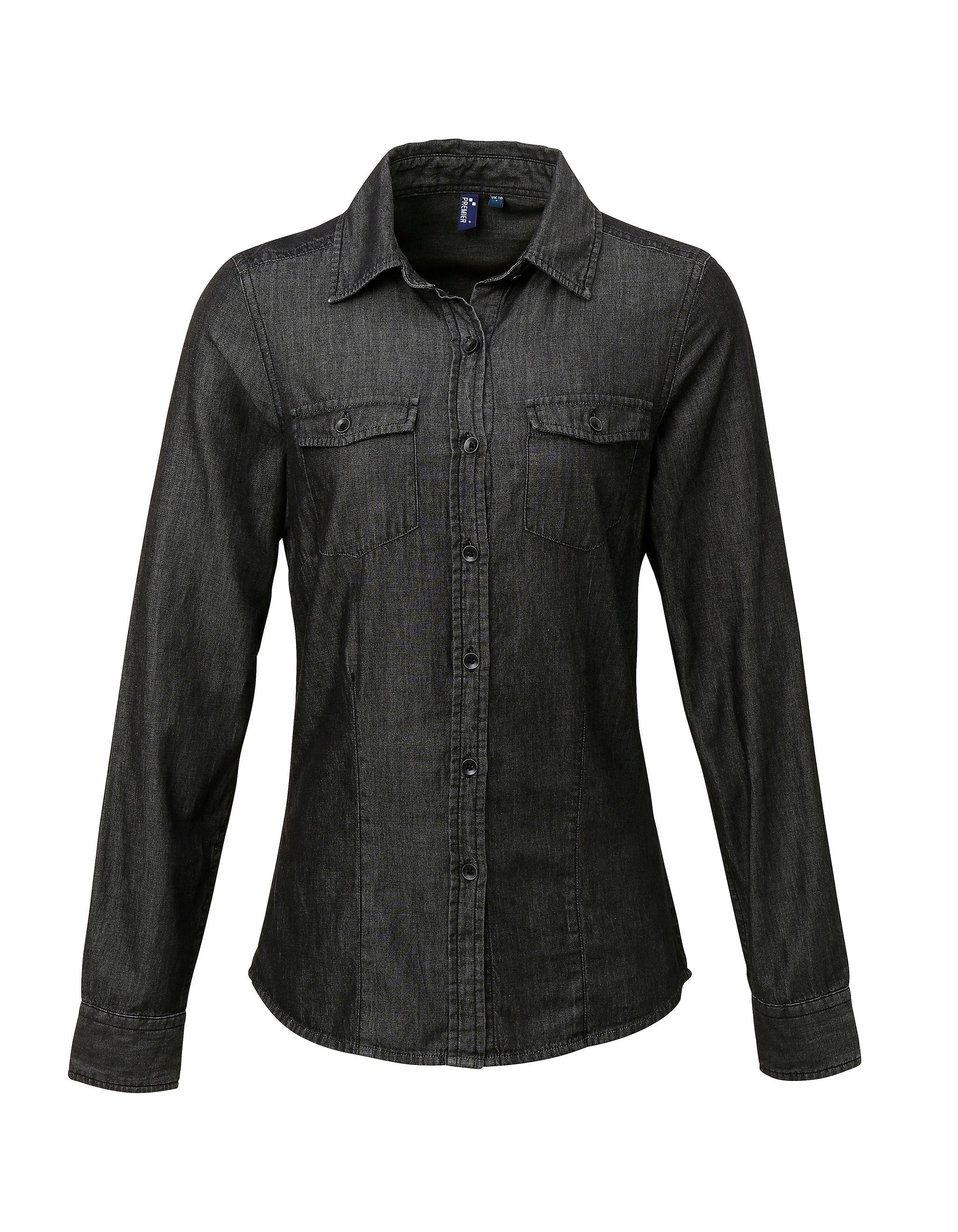 Women's Jeans Stitch Denim Shirt - P322