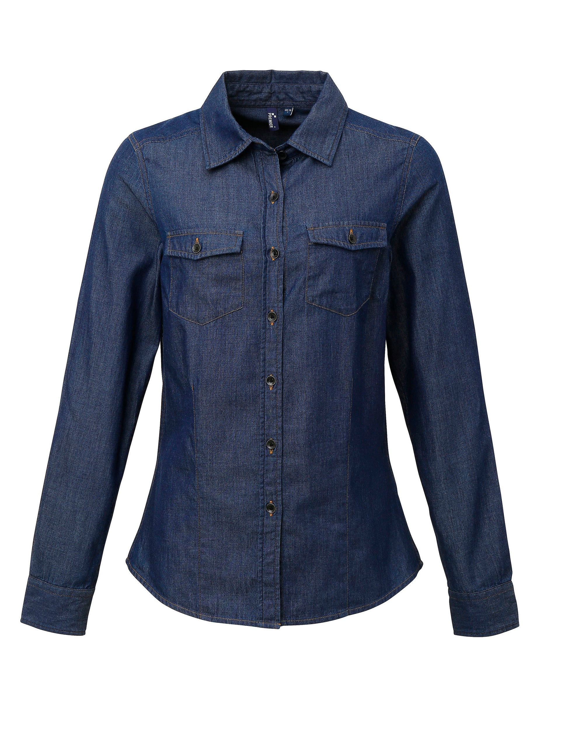 Women's Jeans Stitch Denim Shirt - P322