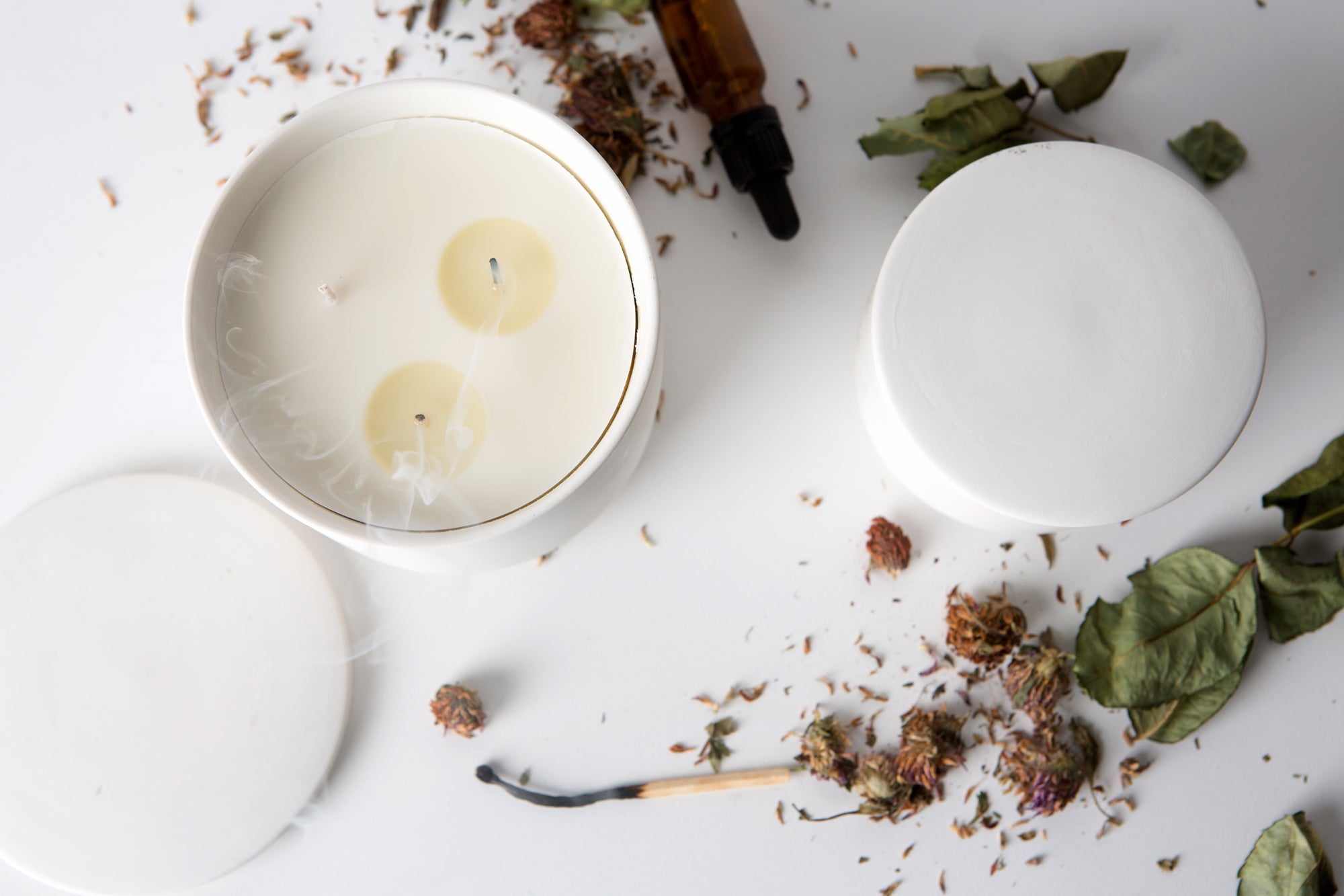 Duftlys White tea & Sage