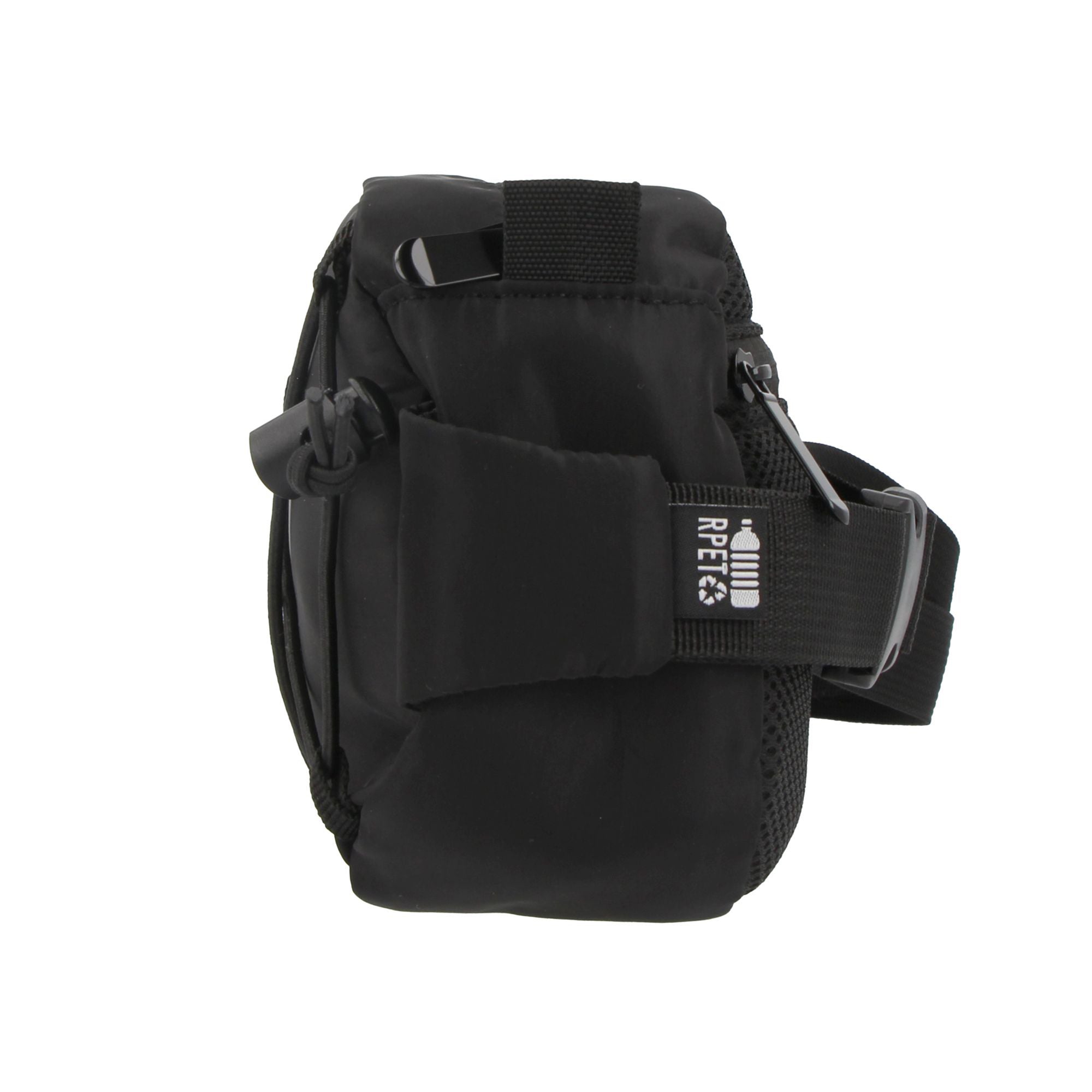 Crossbody-veske i R-PET med snøredetaljer