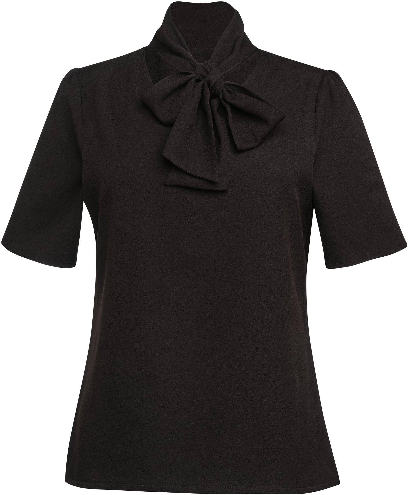 Flavia Pussy Bow Blouse K/E Dame - TV2369