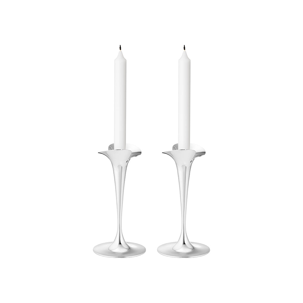Bloom Candleholders, Small, 2 stk. Stål - FIGJ10021115