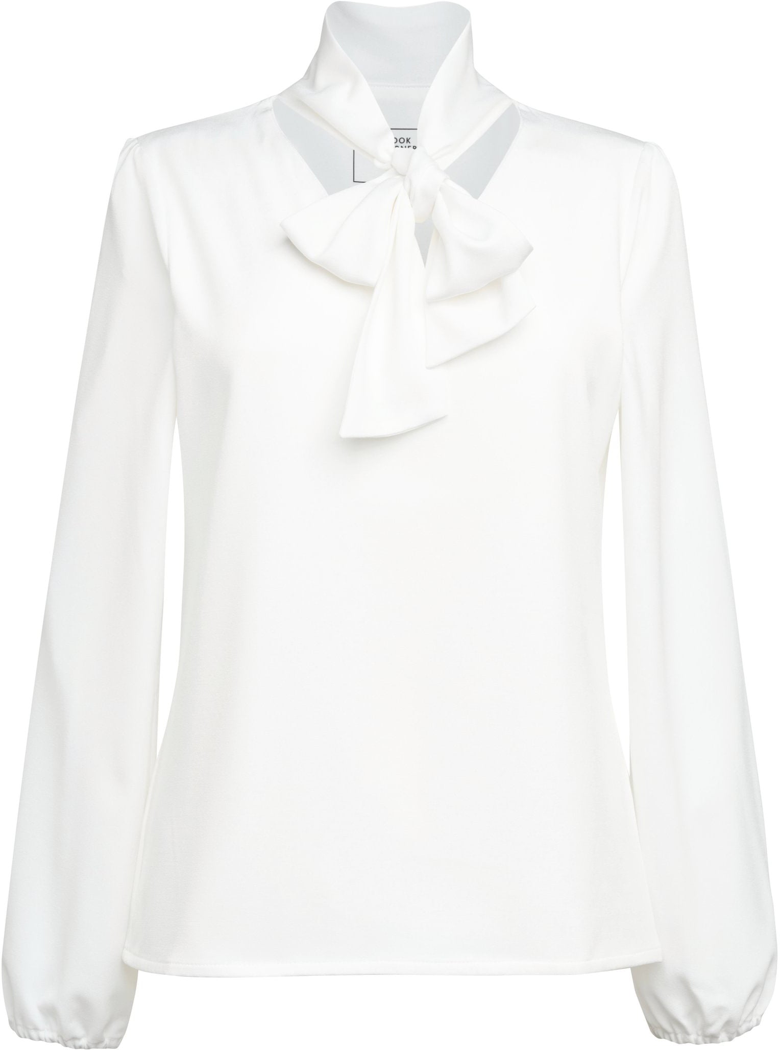Andria Pussy Bow Blouse L/E Dame - TV2368