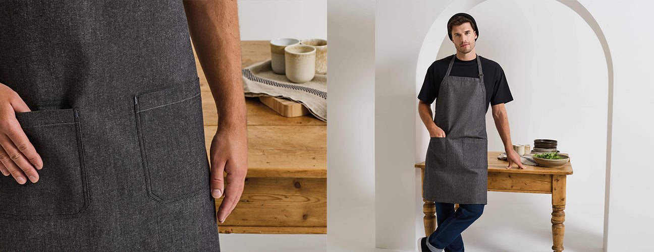 Organic Fairtrade denim Apron - P113