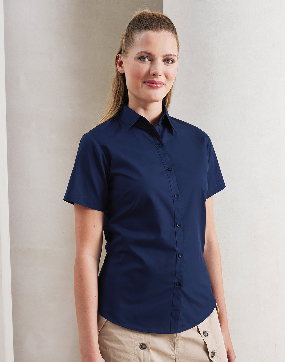 Women's Poplin S/S - P302