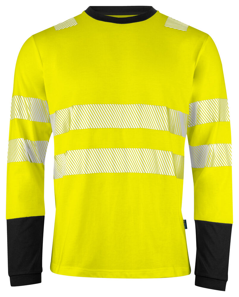 6014 T-shirt Langermet EN ISO 20471 Kl 3/2