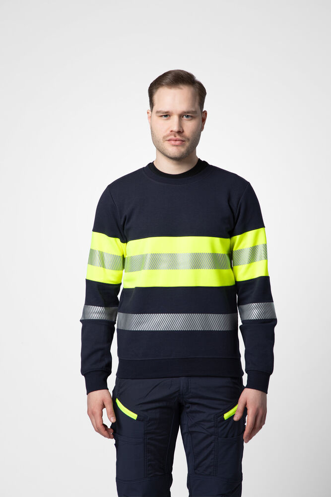 6129 Sweatshirt EN ISO 20471 Kl 1