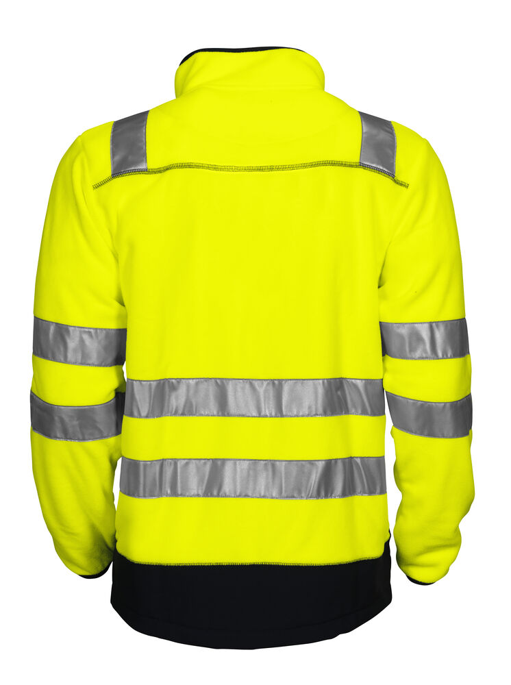 6303 Fleecejakke EN ISO 20471 Kl 3/2