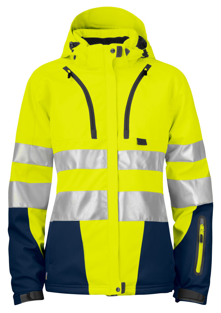 6424 Vinterjakke Dame EN ISO 20471 Kl 3/2