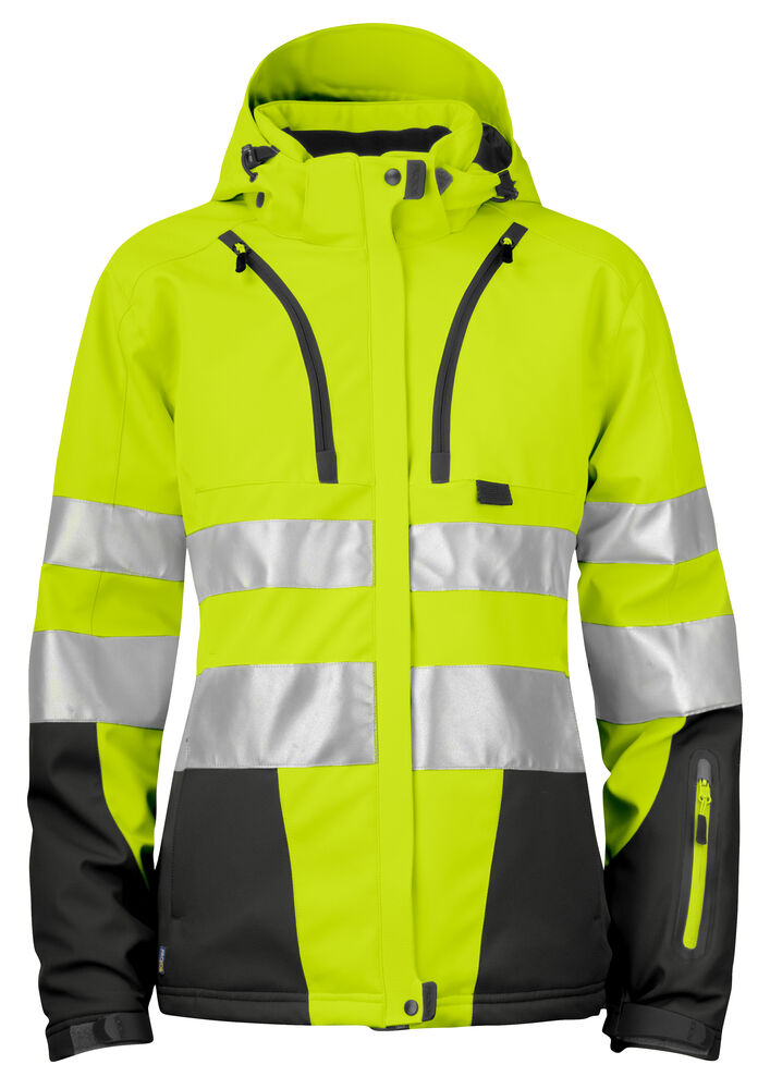 6424 Vinterjakke Dame EN ISO 20471 Kl 3/2