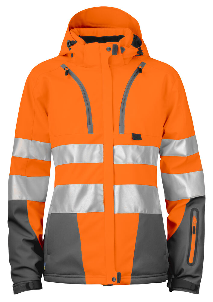 6424 Vinterjakke Dame EN ISO 20471 Kl 3/2