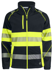 6443 Softshelljakke EN ISO 20471 Kl 1