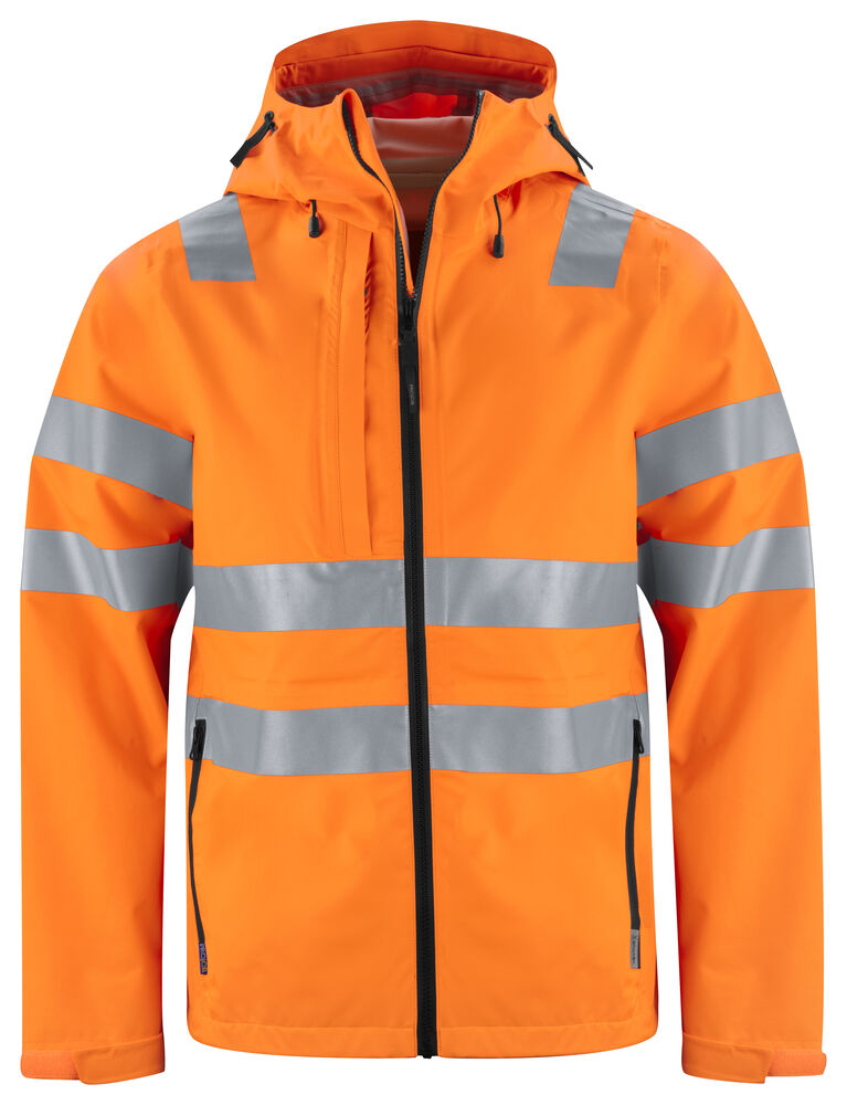 6450 Regnjakke EN ISO 20471 Kl 3/2
