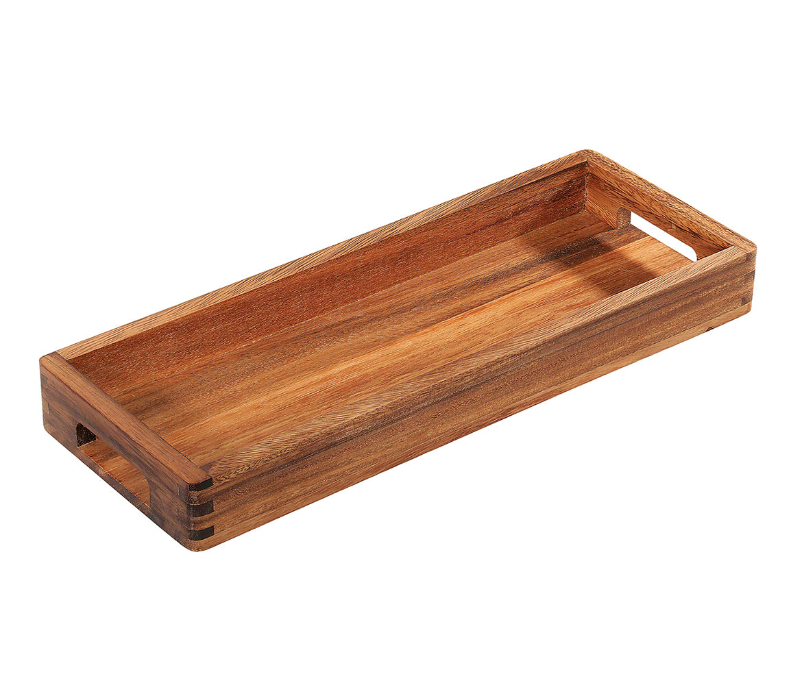 Serveringsbrett i akasie 40 x 15 cm - QZ059236