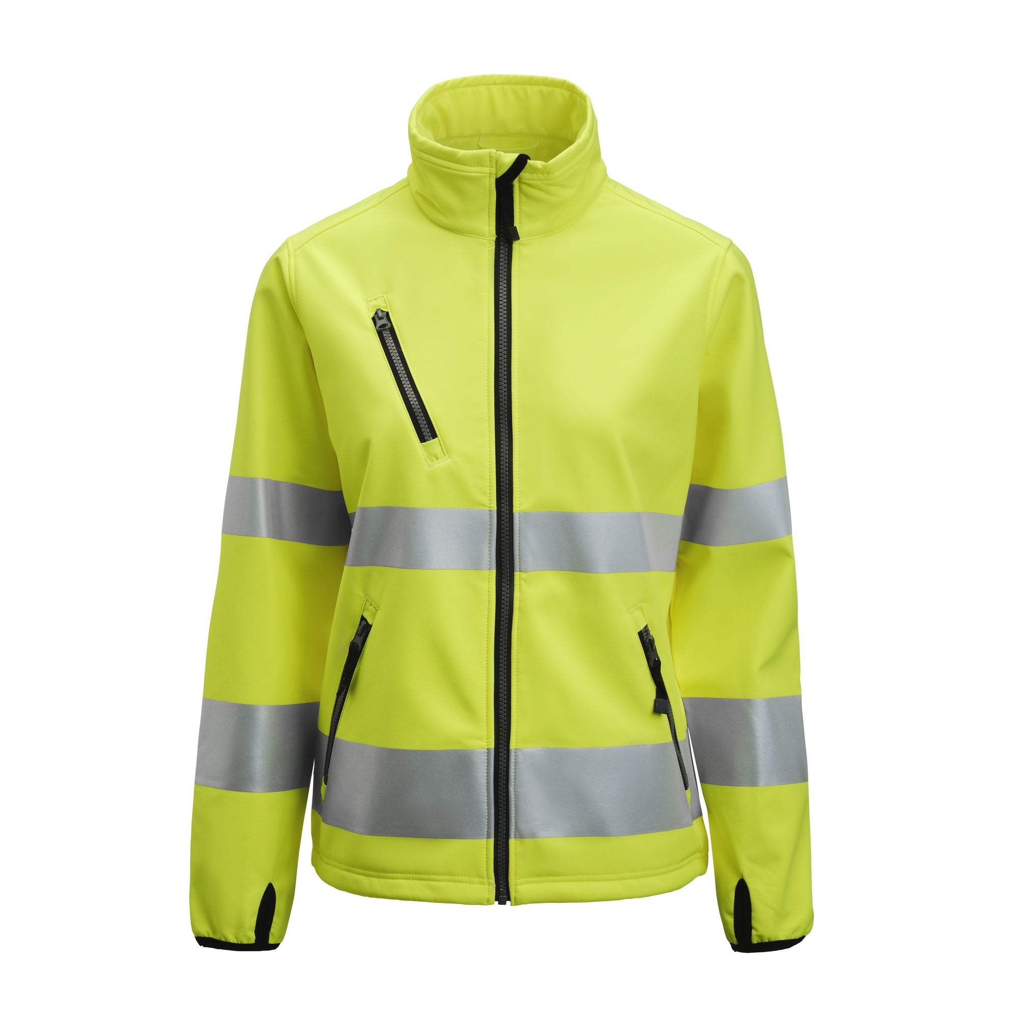 Womens Softshell Jacket Hi-vis