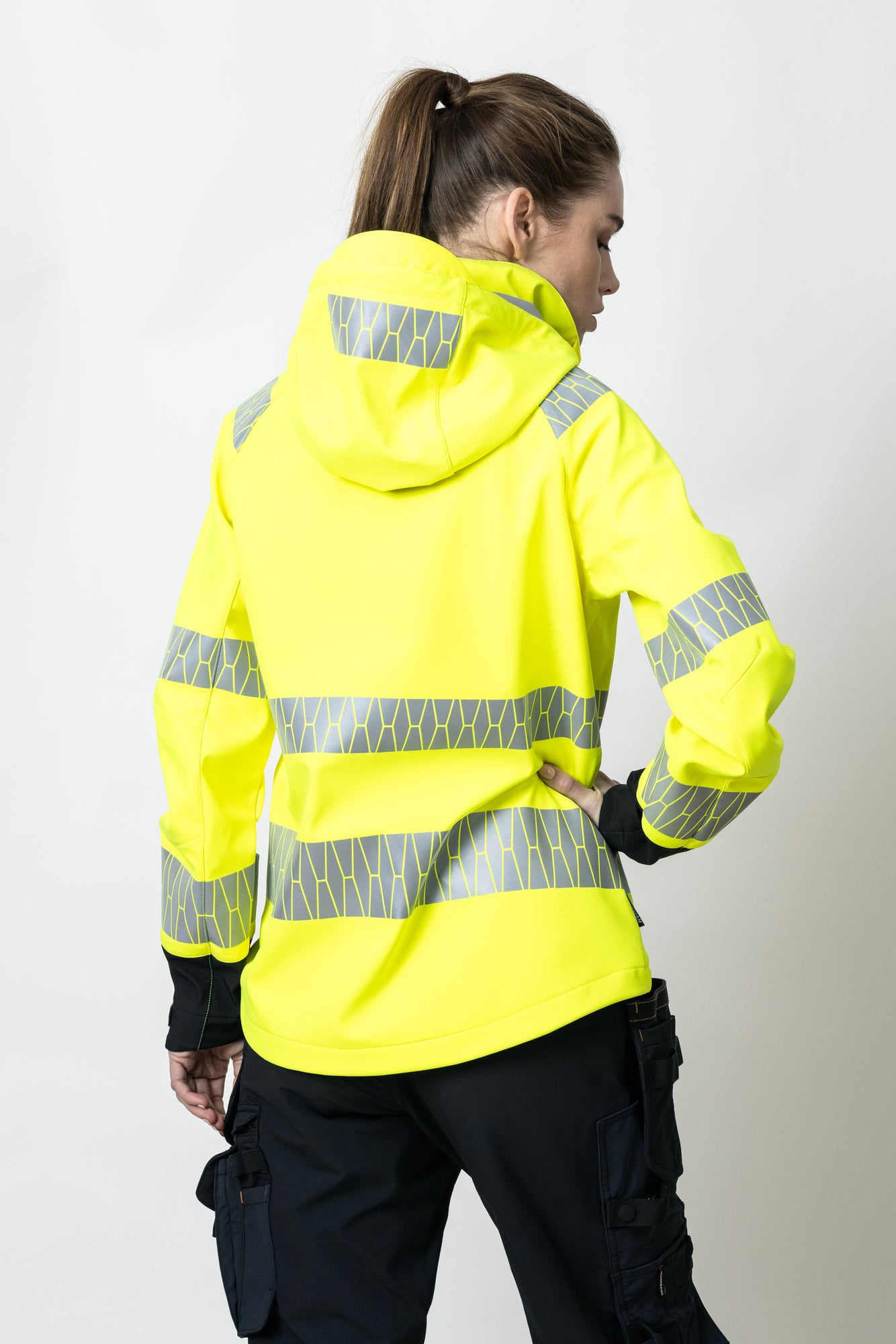 Womens Softshell Jacket Hi-Vis
