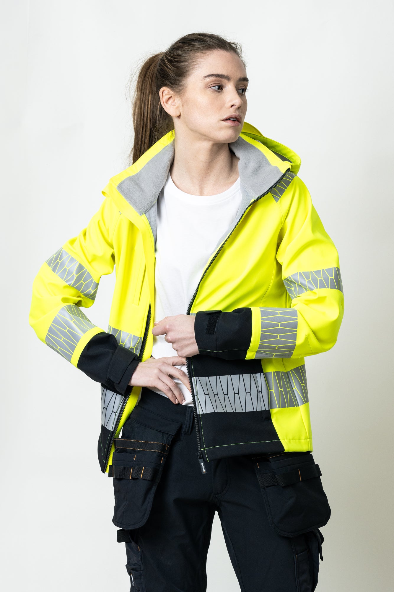 Womens Softshell Jacket Hi-Vis