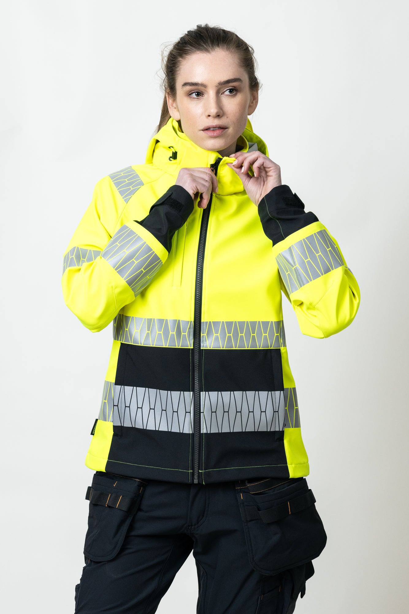 Womens Softshell Jacket Hi-Vis