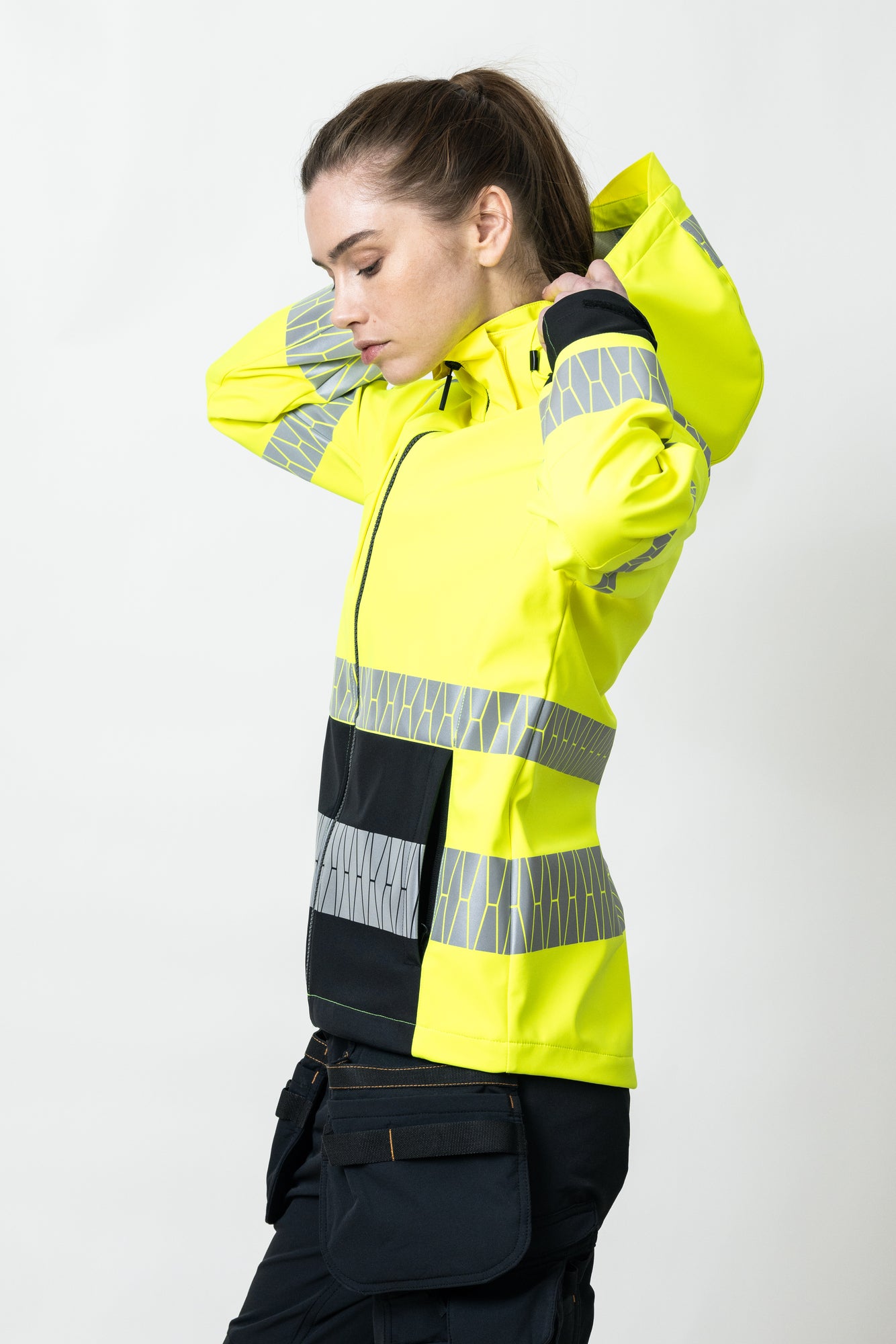 Womens Softshell Jacket Hi-Vis