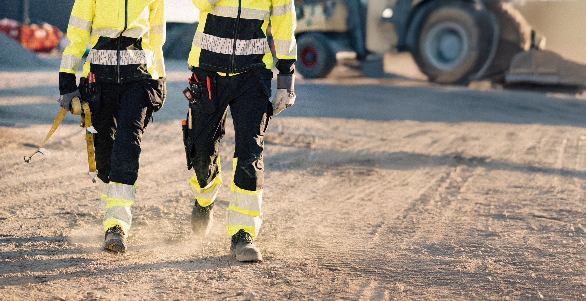 Womens Craftsman Trousers stretch Hi-Vis