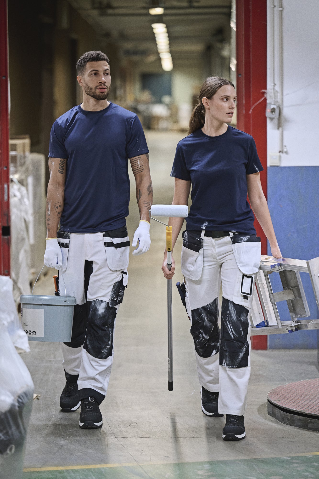Trouser White Line