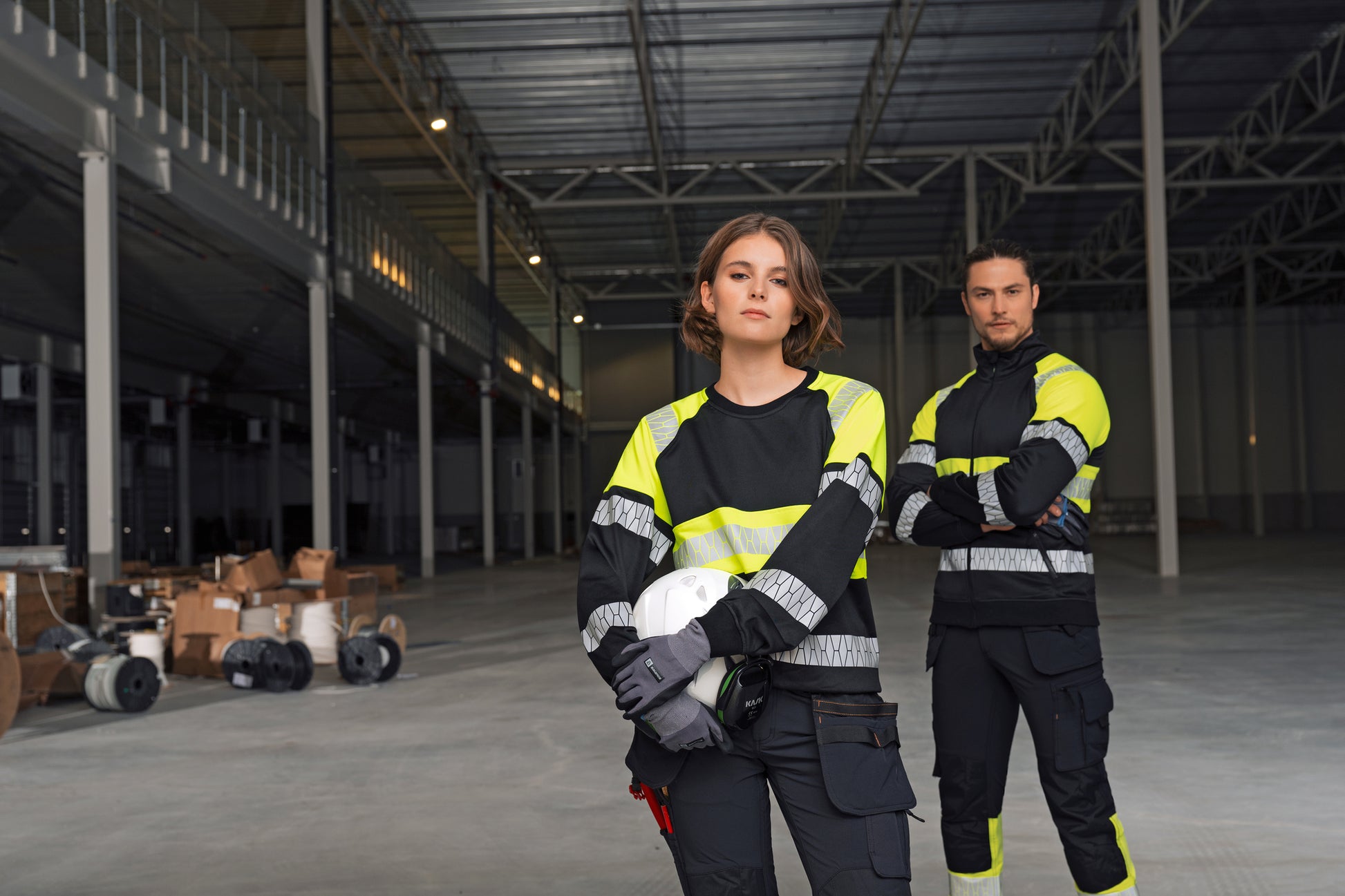 Sweatshirt Full-Zip Hi-Vis
