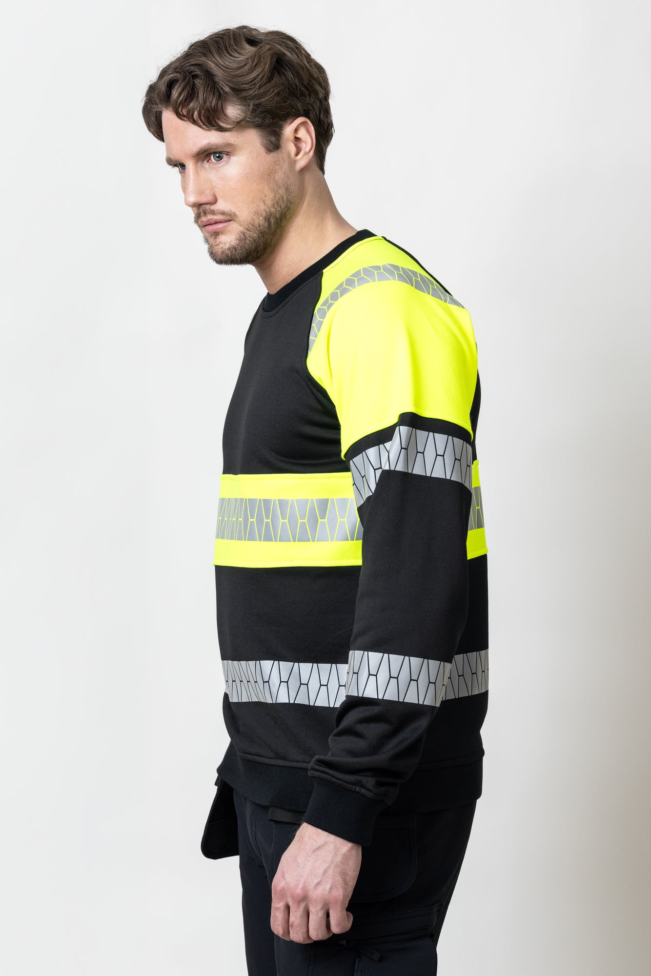 Sweatshirt Full-Zip Hi-Vis