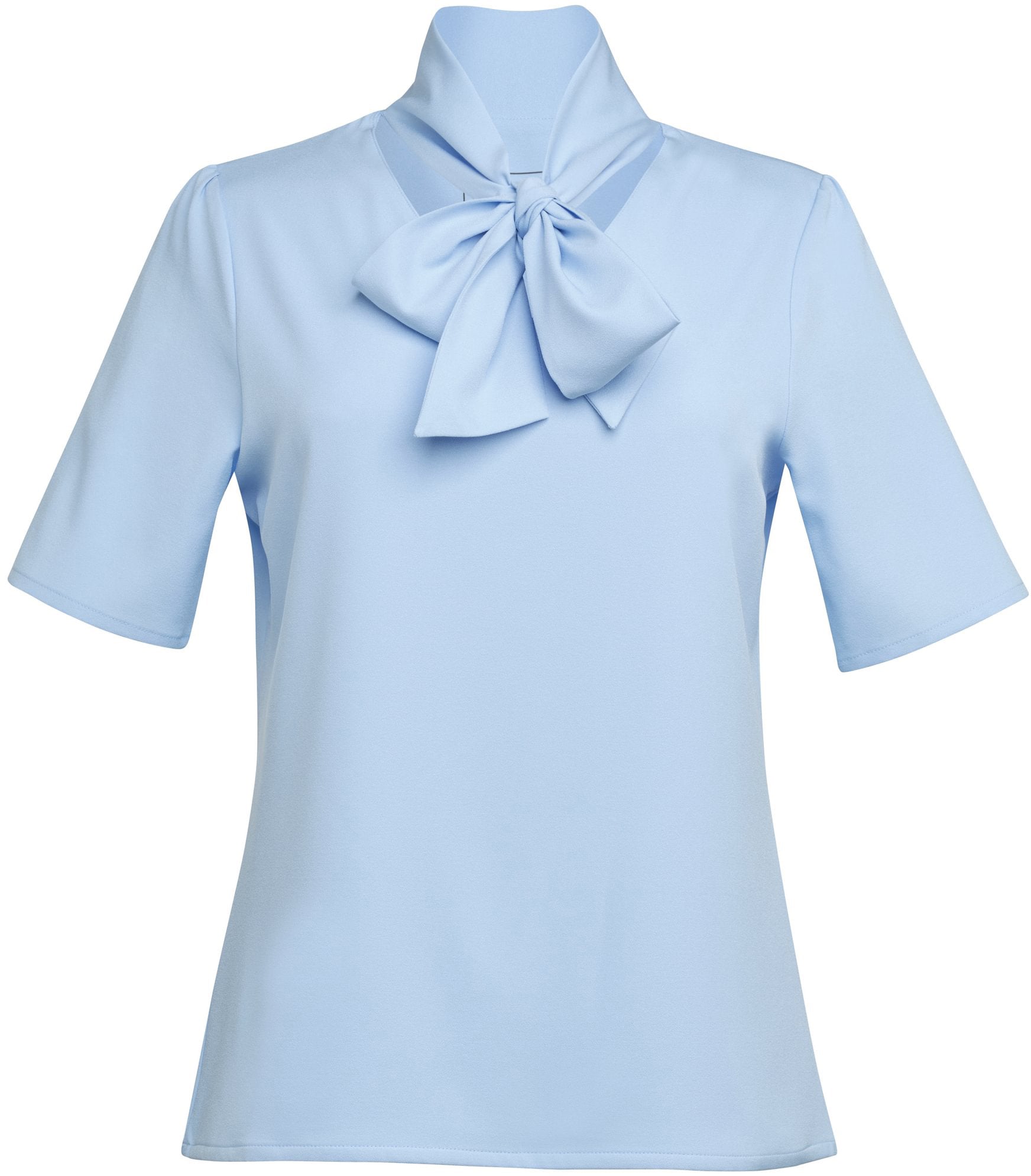 Flavia Pussy Bow Blouse K/E Dame - TV2369