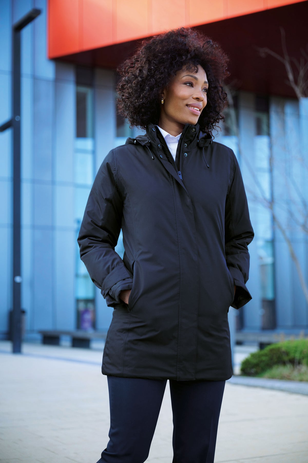 Hobbs padded raincoat (D) - TV2446