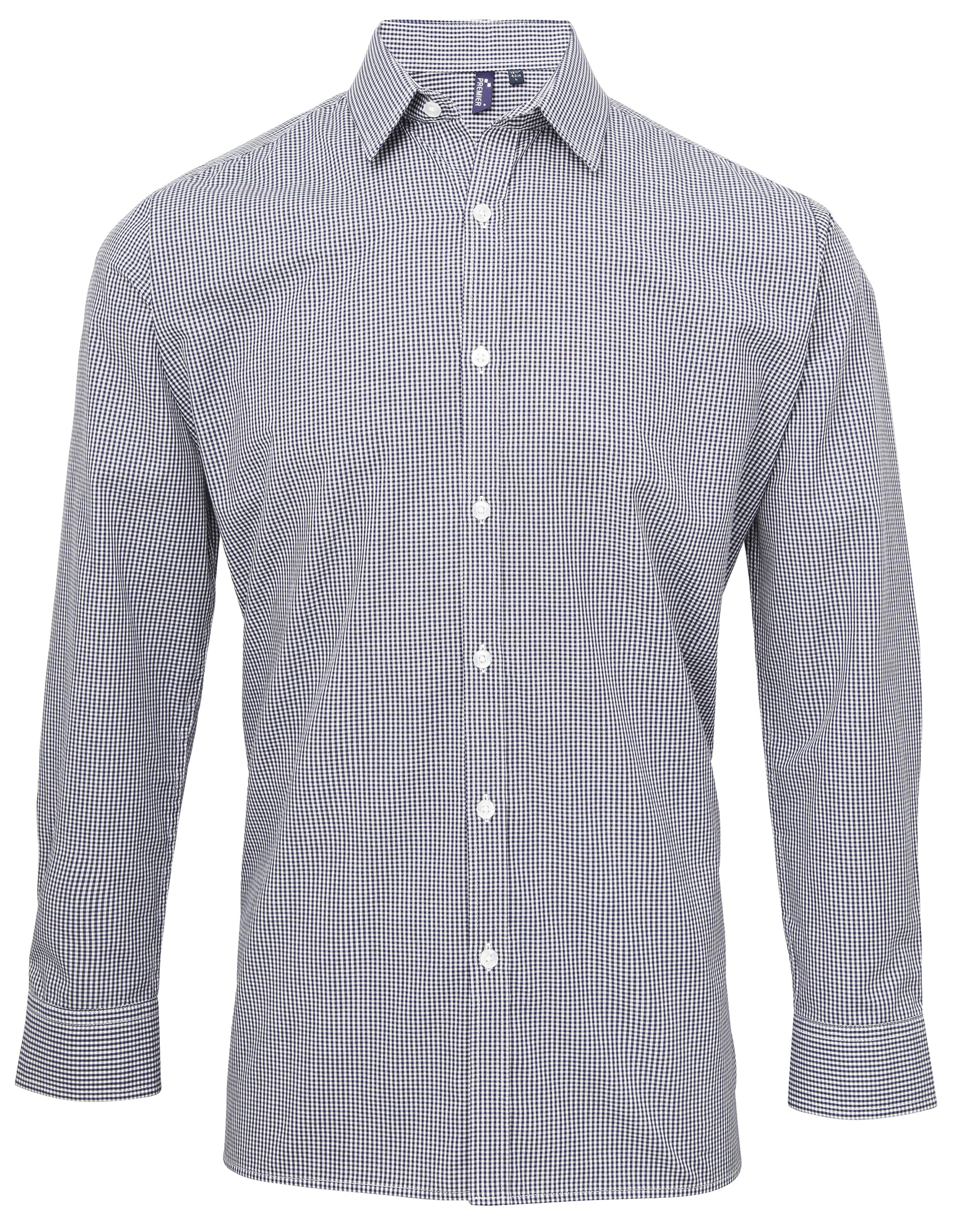 Men's Gingham L/S - P220