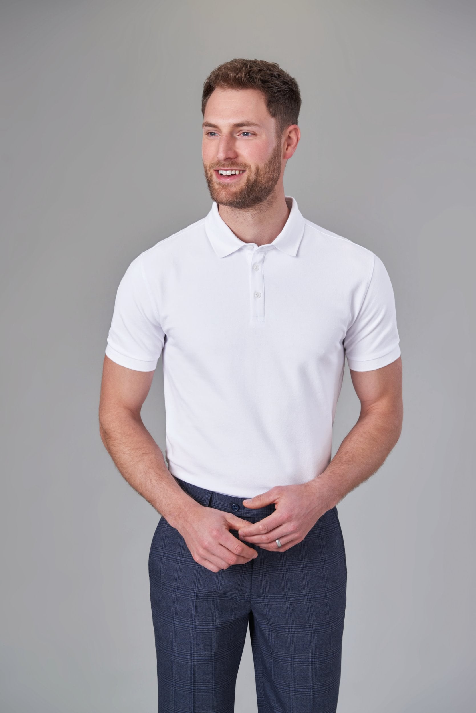 Hampton Premium Cotton Polo K/E Herre - TV4223