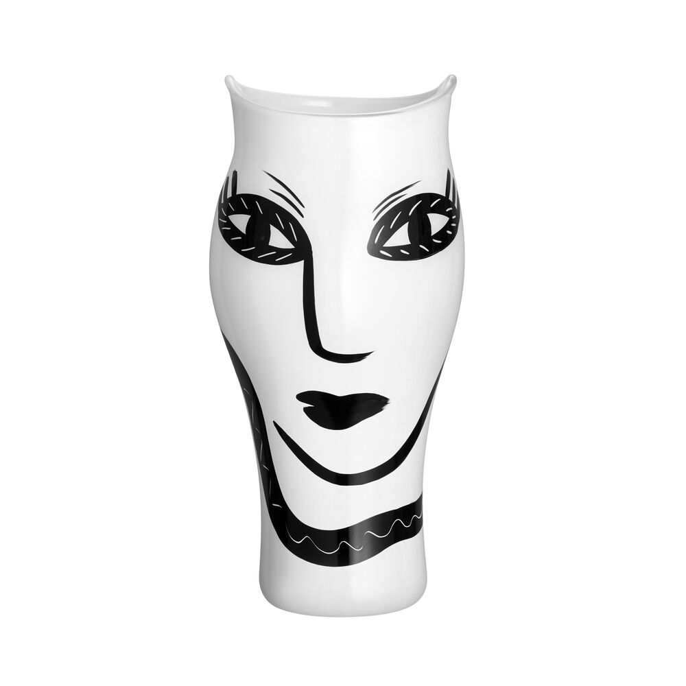 Open Minds Hvit Vase H 360 mm