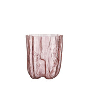 Crackle vase rosa h 270 mm