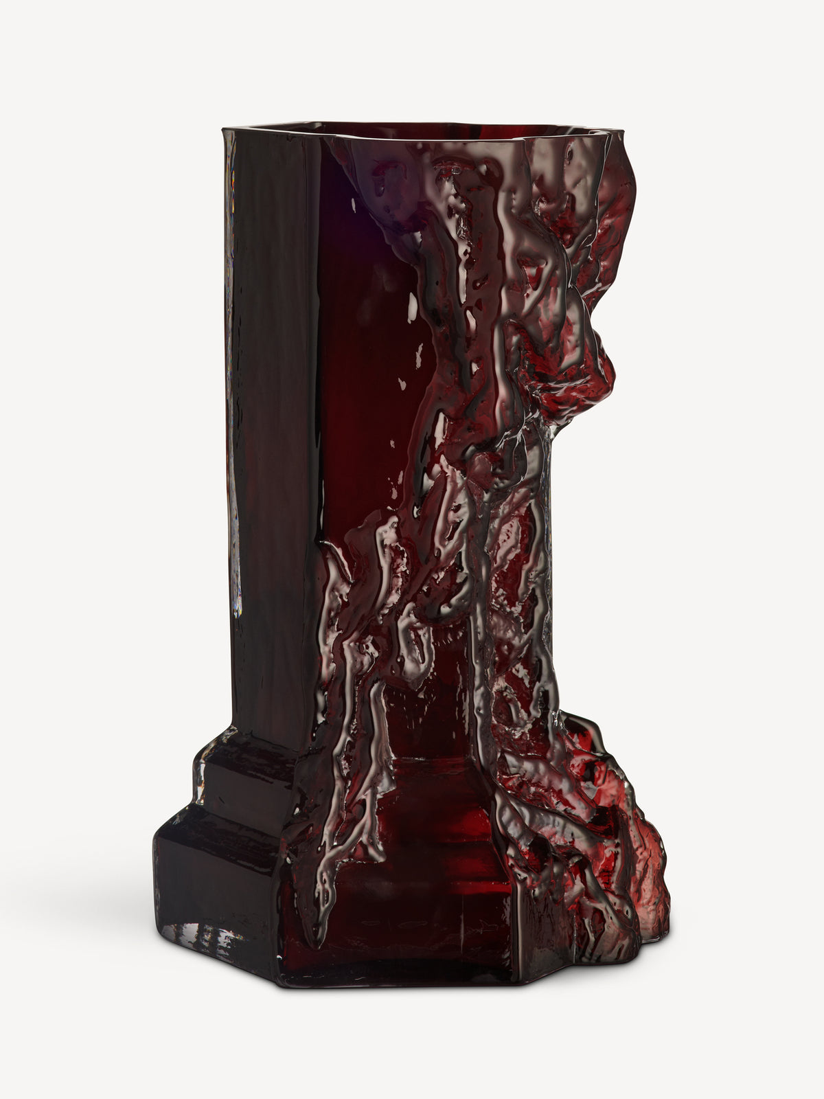 Rocky Baroque vase oxblood 350 mm