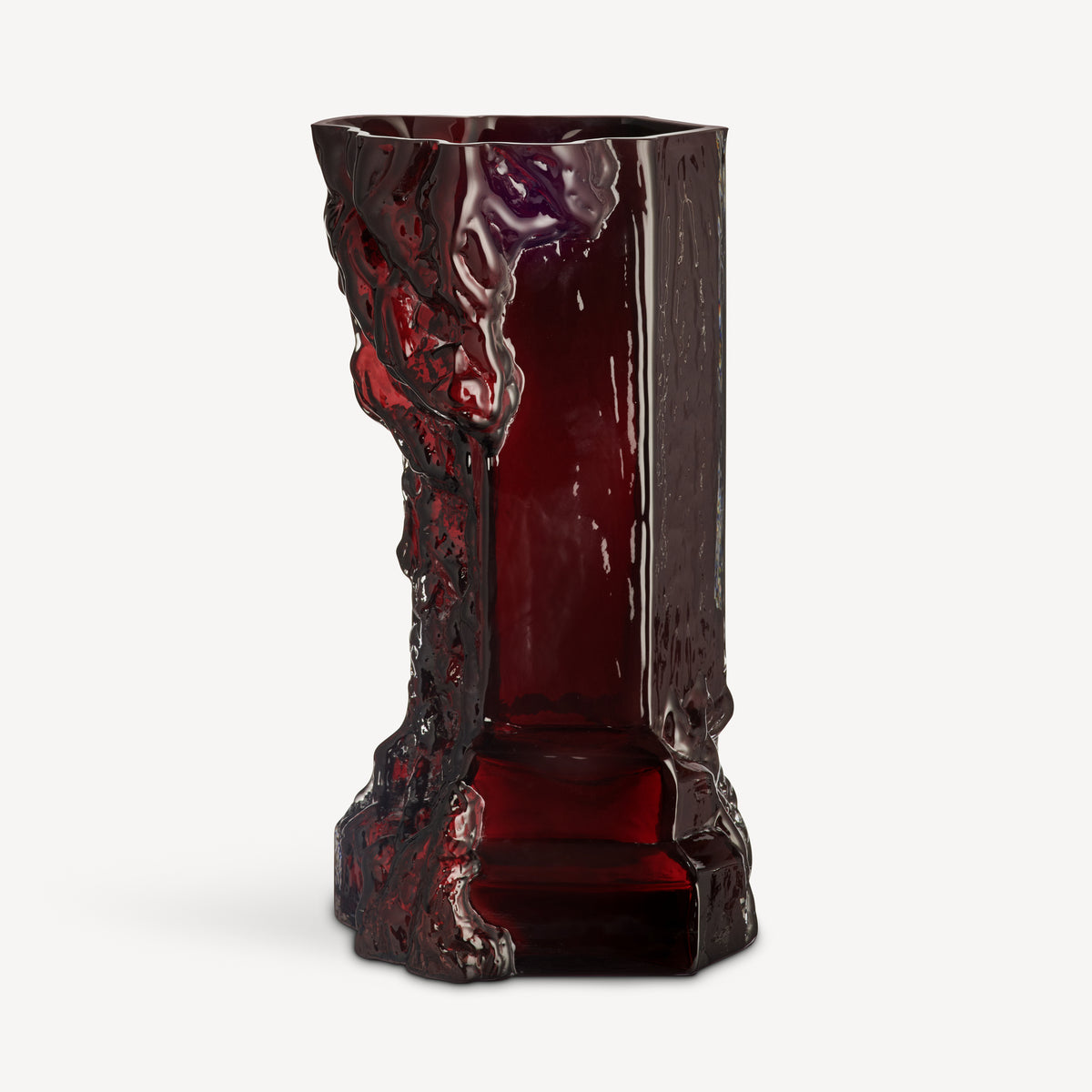 Rocky Baroque vase oxblood 350 mm