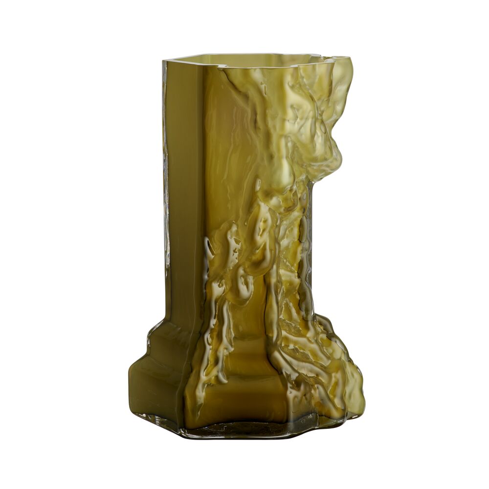 Rocky Baroque vase olive 350mm