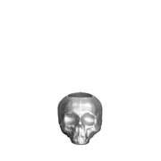 STILL LIFE METALLIC SKULL SILVER VOTIVE D 115MM