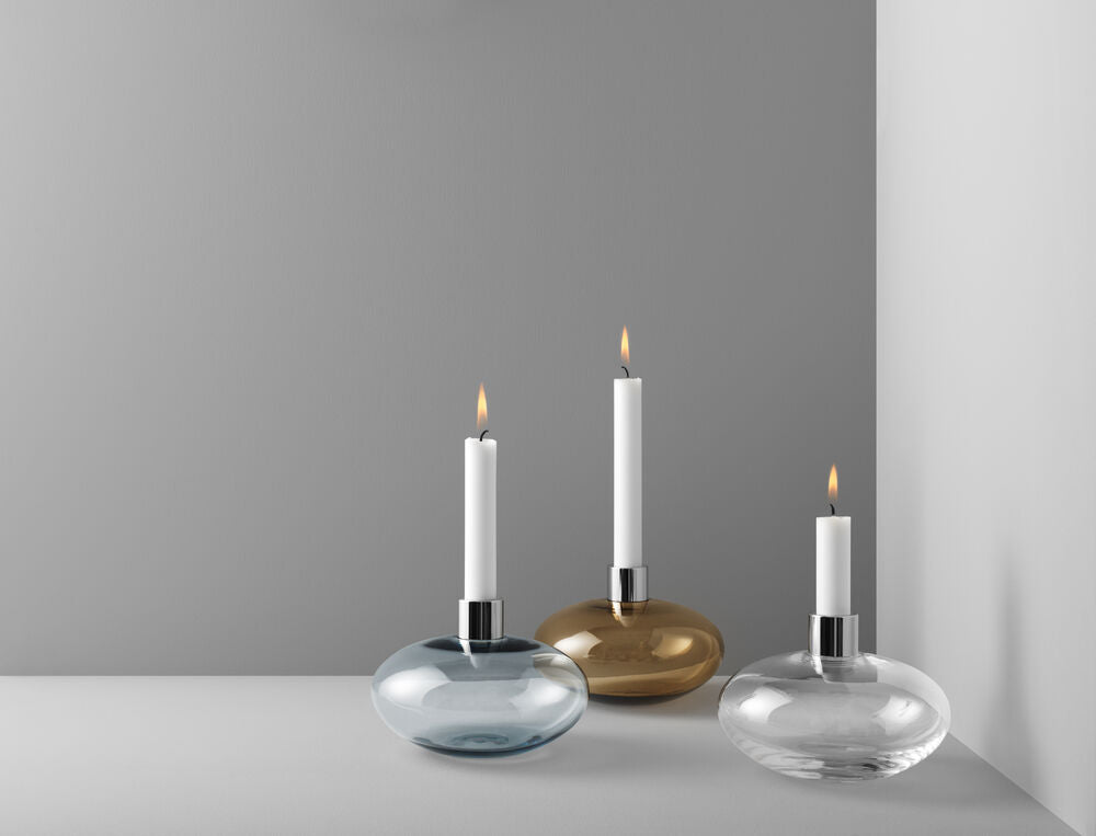 Pluto Candle Holder Clear