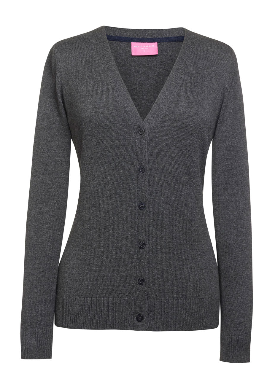 Augusta V Hals Cardigan (D) - TV2309