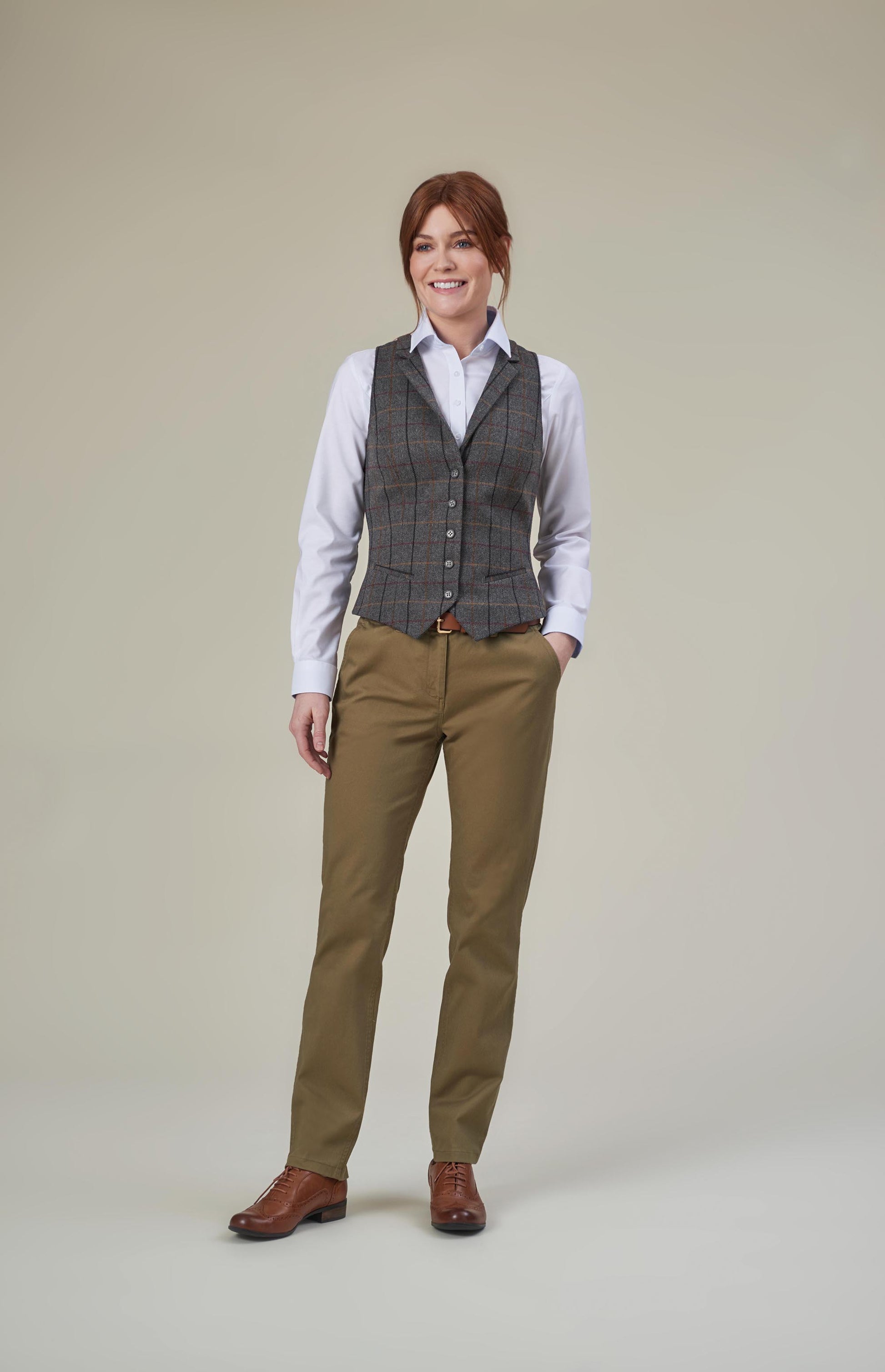 Greenville Tweed Vest (D) - TV2383