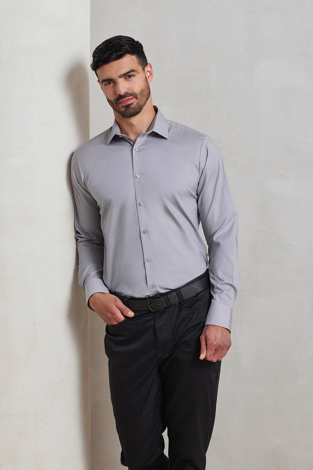Men's Stretch L/S - P244