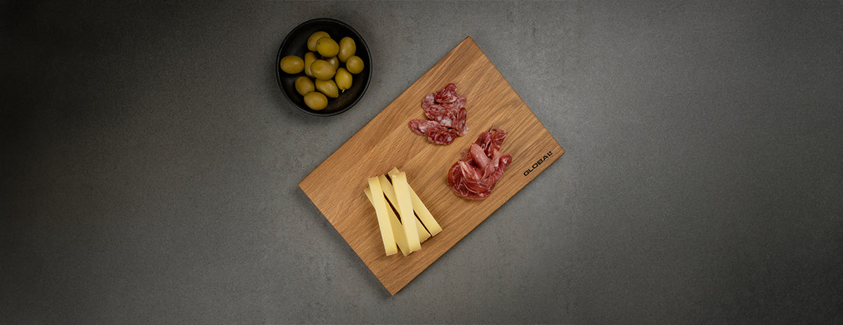 Skjærebrett i eik 30 x 20 cm - QGCB3