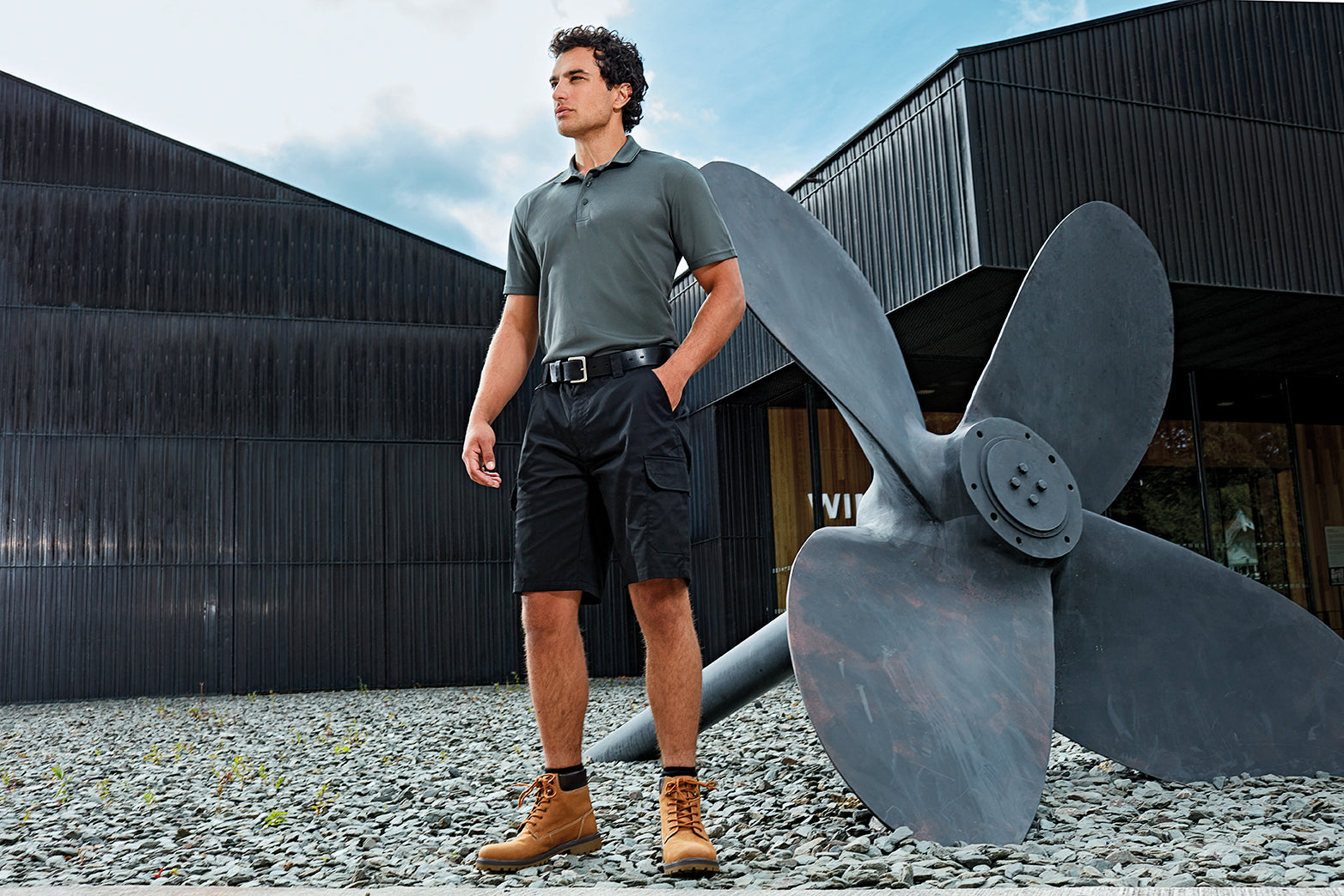 Workwear Cargo Shorts (U) - P564