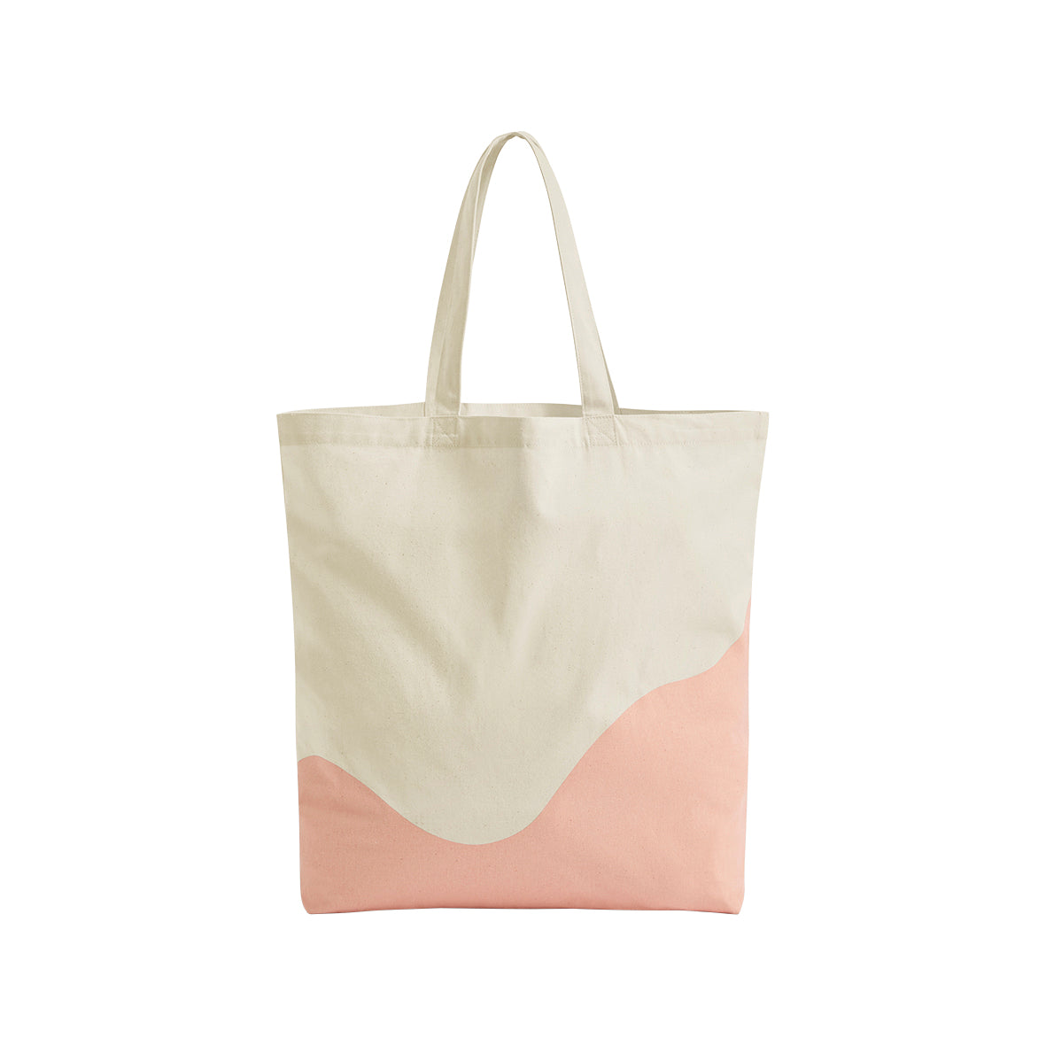 Organic Cotton Wave Print Maxi Tote