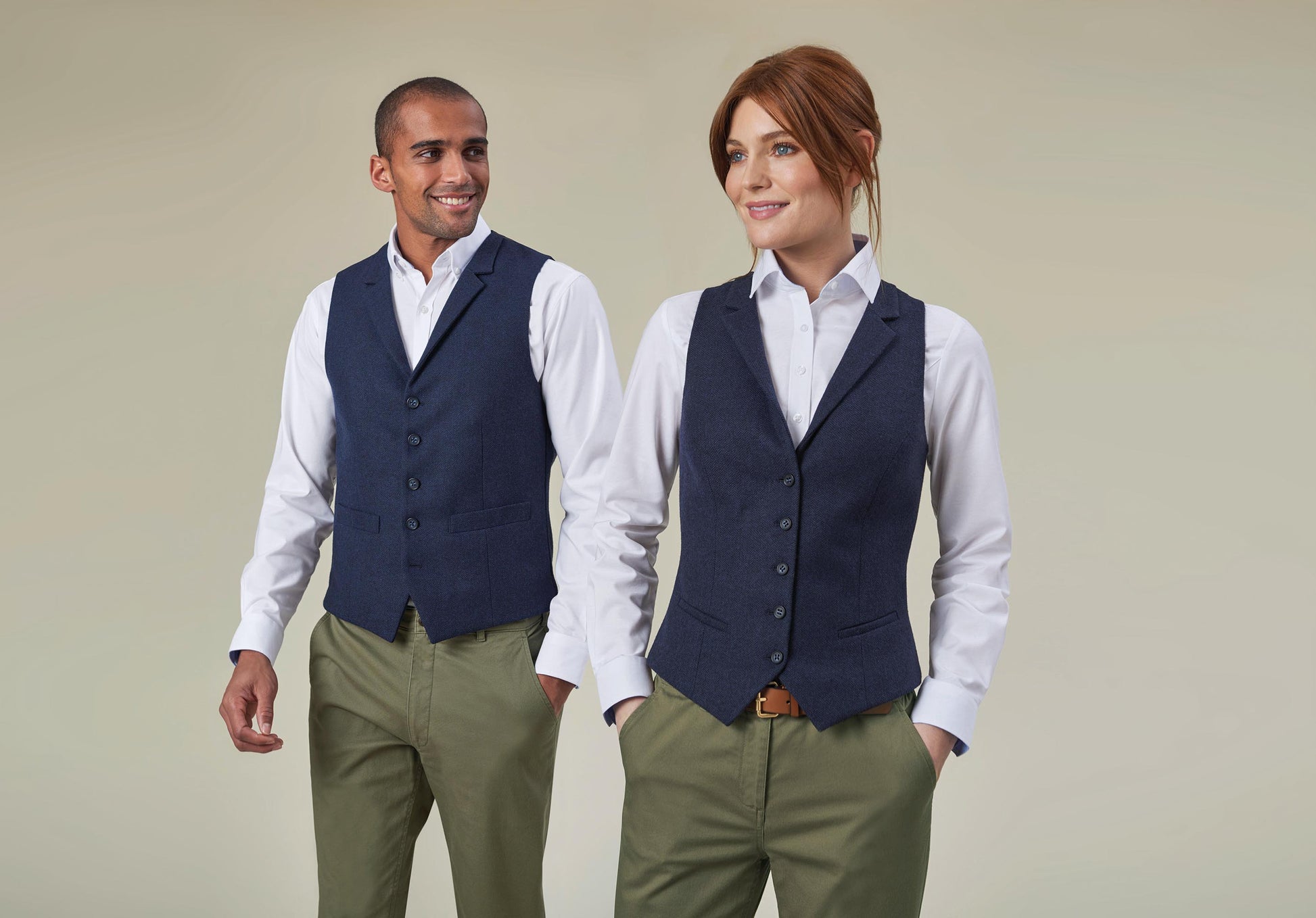 Greenville Tweed Vest (D) - TV2383